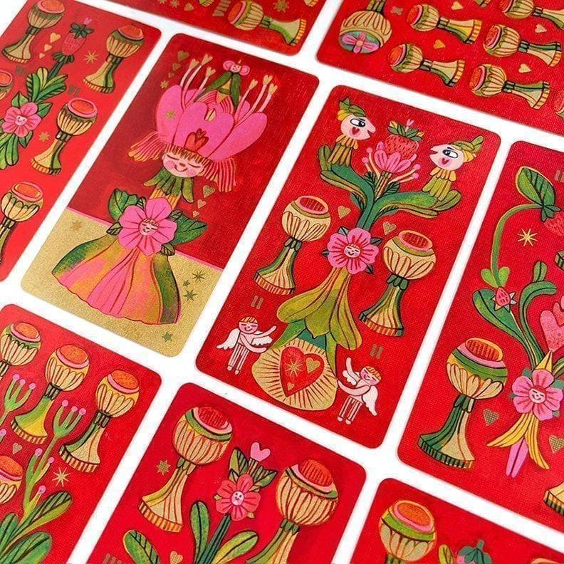 ★正規品タロットカード★きらきらした明るく可愛いデッキ✨ピップスピークタロット