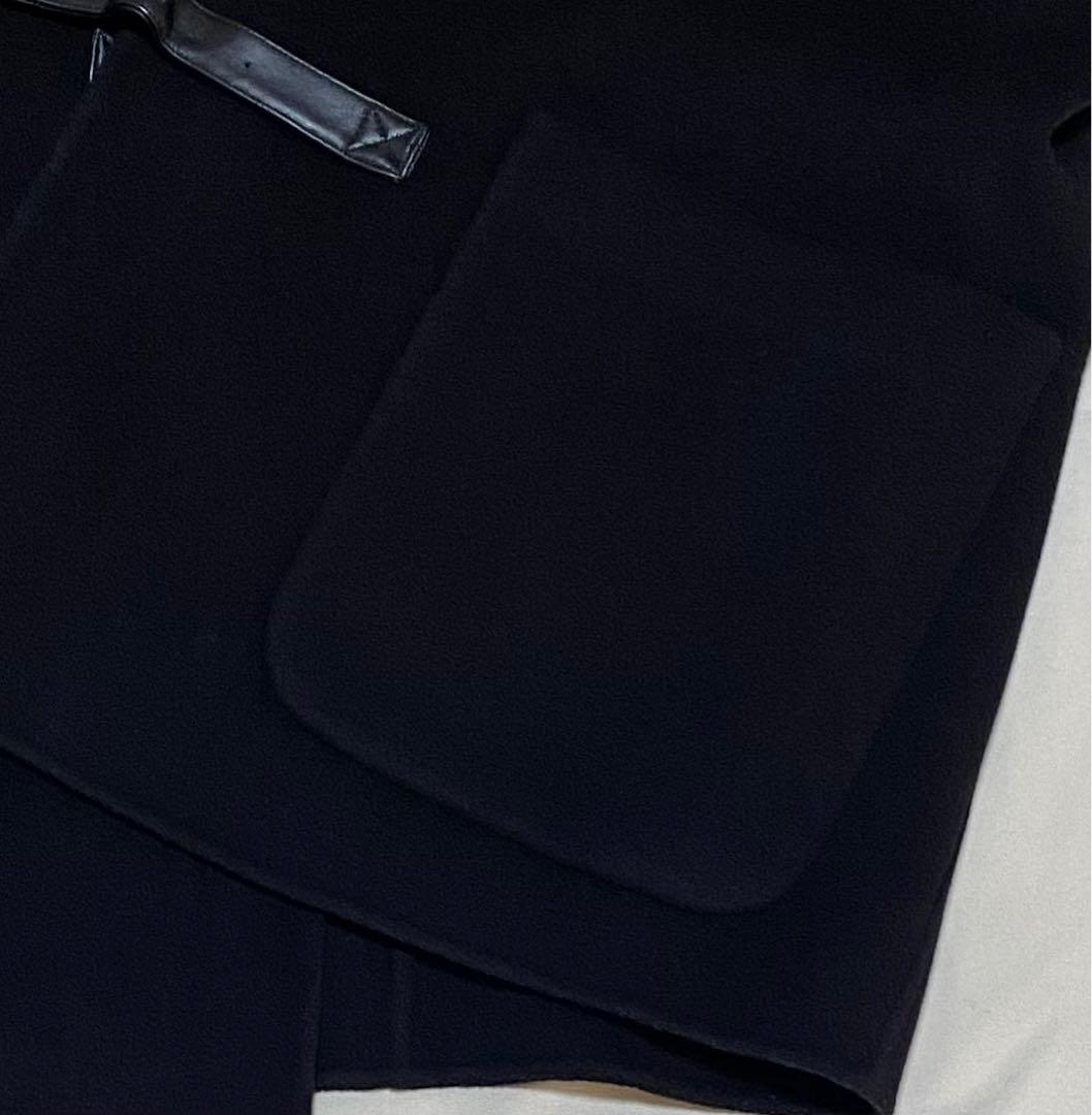 CRIMIEクライミー 【新品】ウールダッフルコート本革アプリーケーション　M