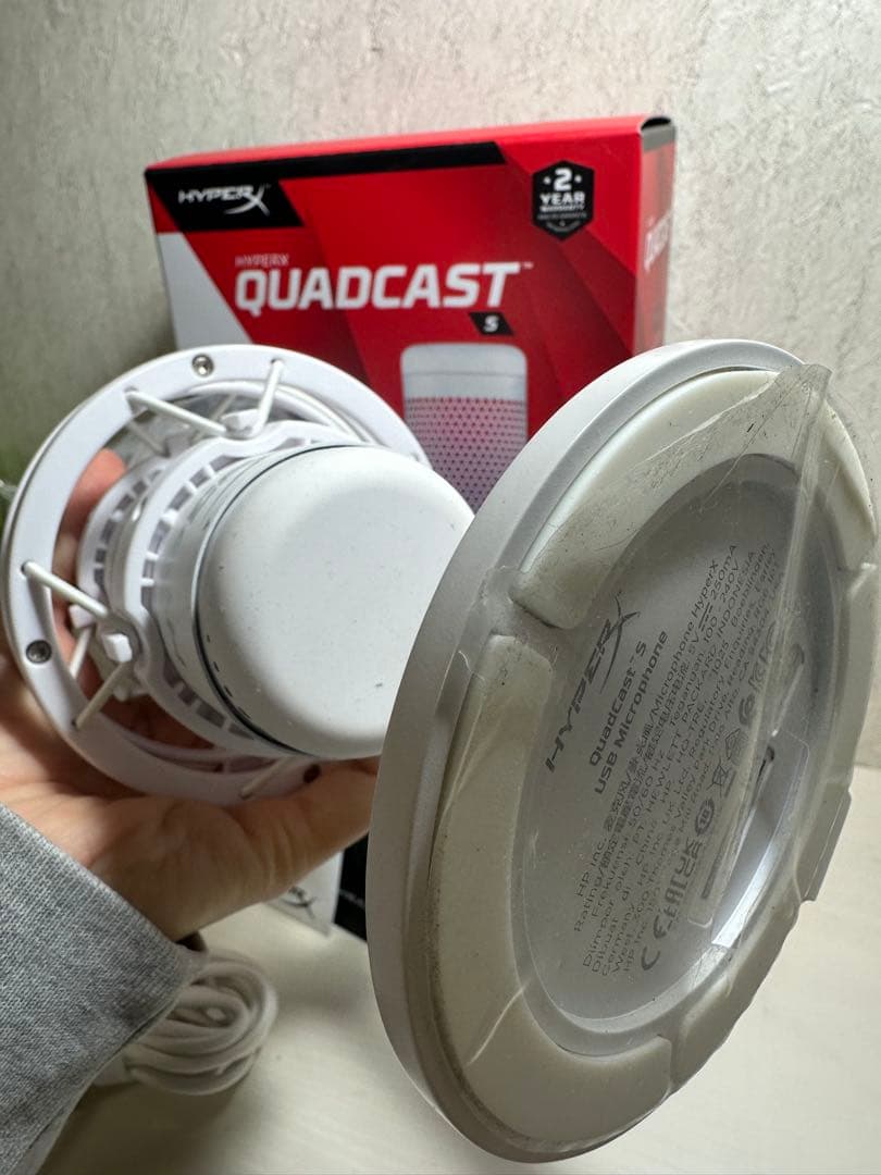 【値下げ交渉可】HyperX QuadCast S ホワイト