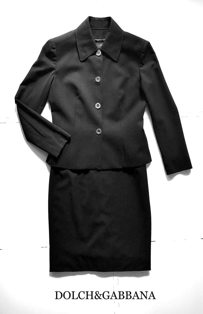 DOLCE&GABBANA スカートスーツ上下 Mサイズ　フォーマル・ビジネス