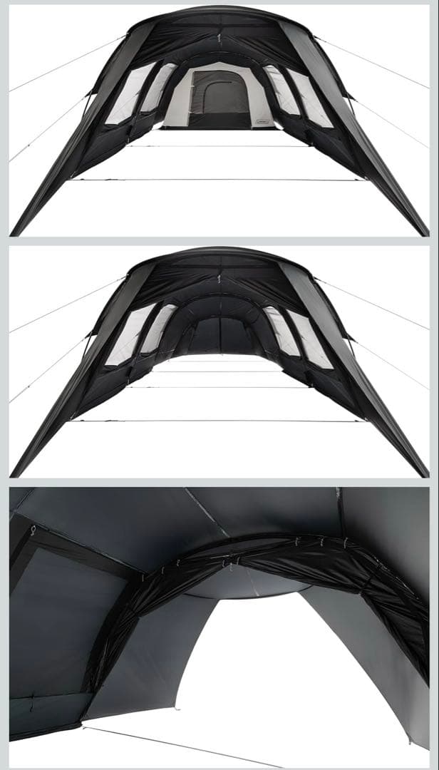 コールマン(Coleman) テント トンネル2ルームハウス/LDX ブラック