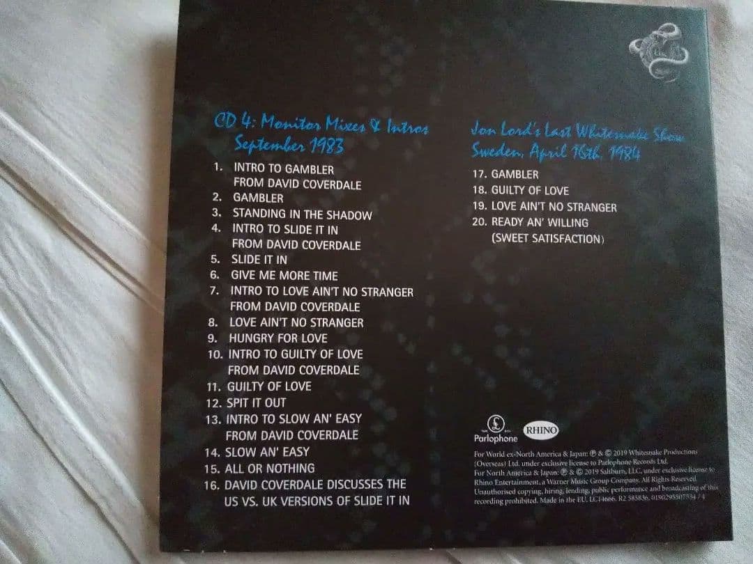 Whitesnake　スライド・イット・イン　アルティメット　エディション