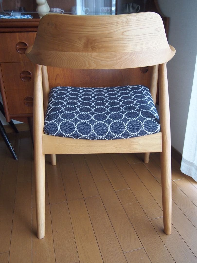 ひなさん専用 ミナペルホネン ハンドメイド アームチェア タンバリン 生地 椅子