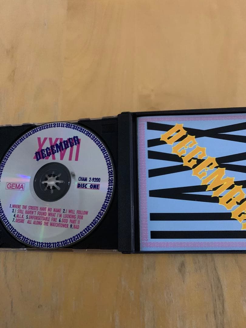 U2 DECEMBER XXVII Dublin 1227 オリジナル盤 レア！