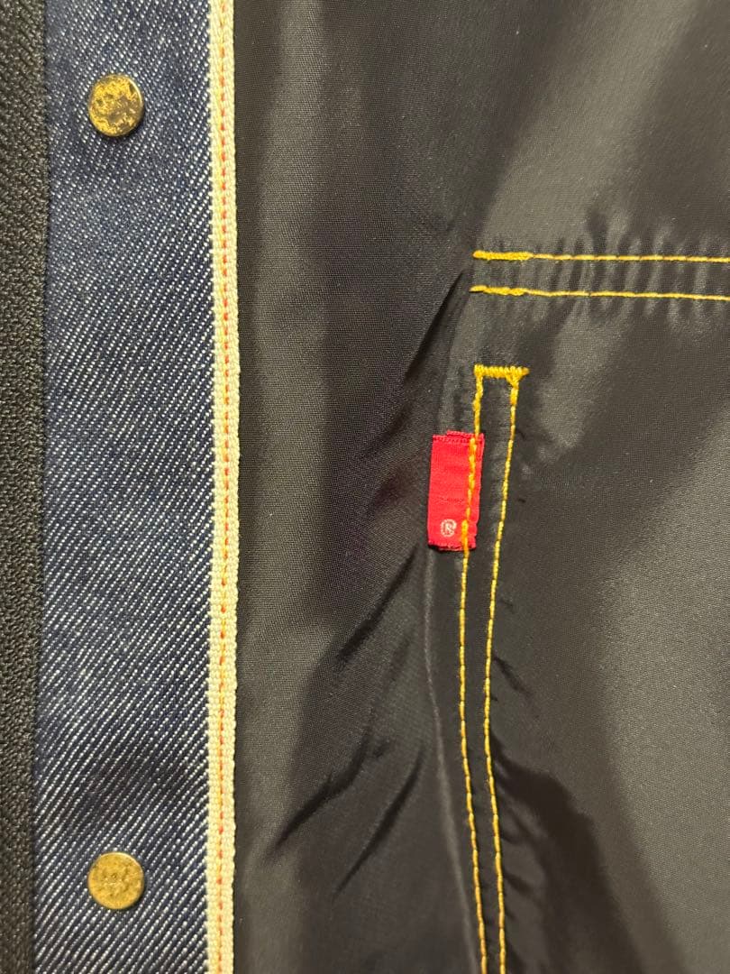 sacai Levi's Denim Nylon Reversible Rタブ