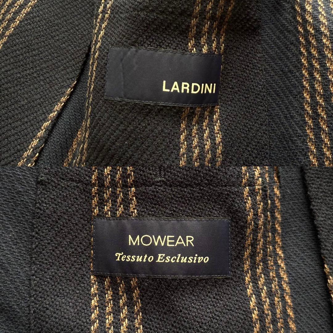 極美品✨ラルディーニ ストライプ 金ボタン アンコン テーラードジャケット 56