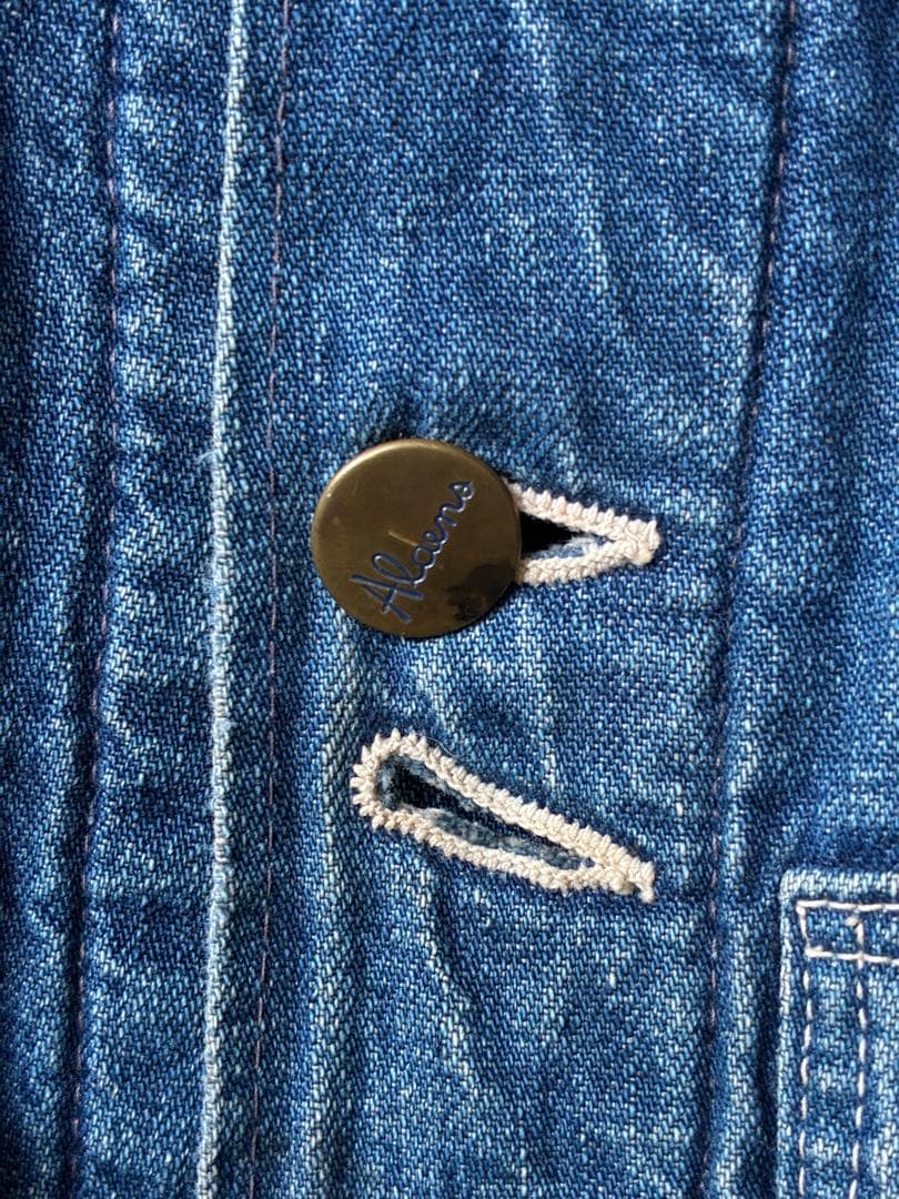 50s Aldens ヴィンテージ デニム カバーオール ブランケット付