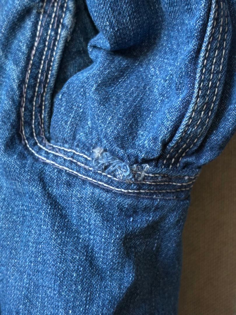 50s Aldens ヴィンテージ デニム カバーオール ブランケット付