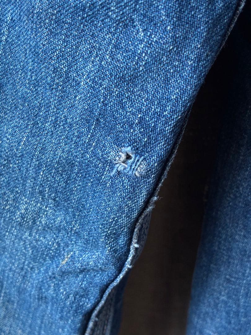 50s Aldens ヴィンテージ デニム カバーオール ブランケット付