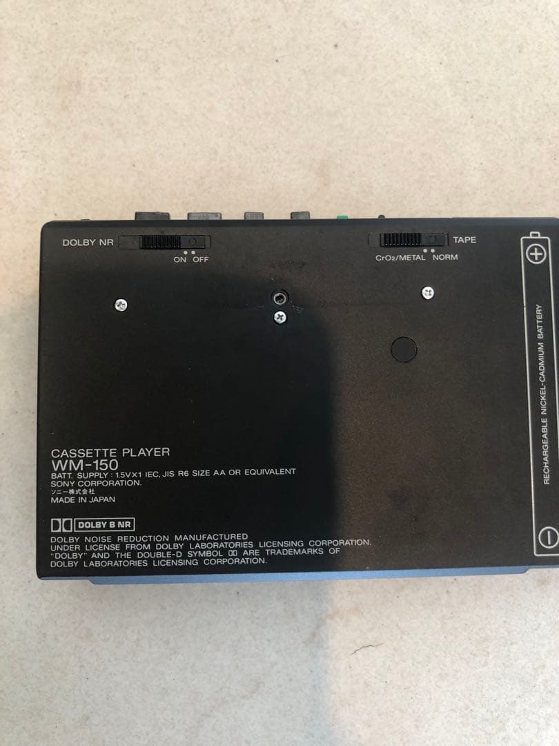 SONY カセットウォークマン WALKMAN WM-150 外観美品