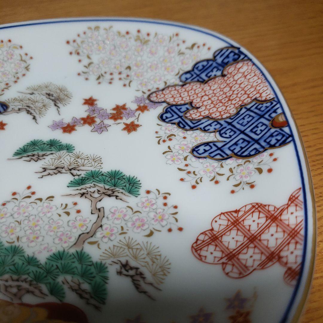 未使用　其泉　染錦春秋紋　銘々皿　取り皿揃え　5枚