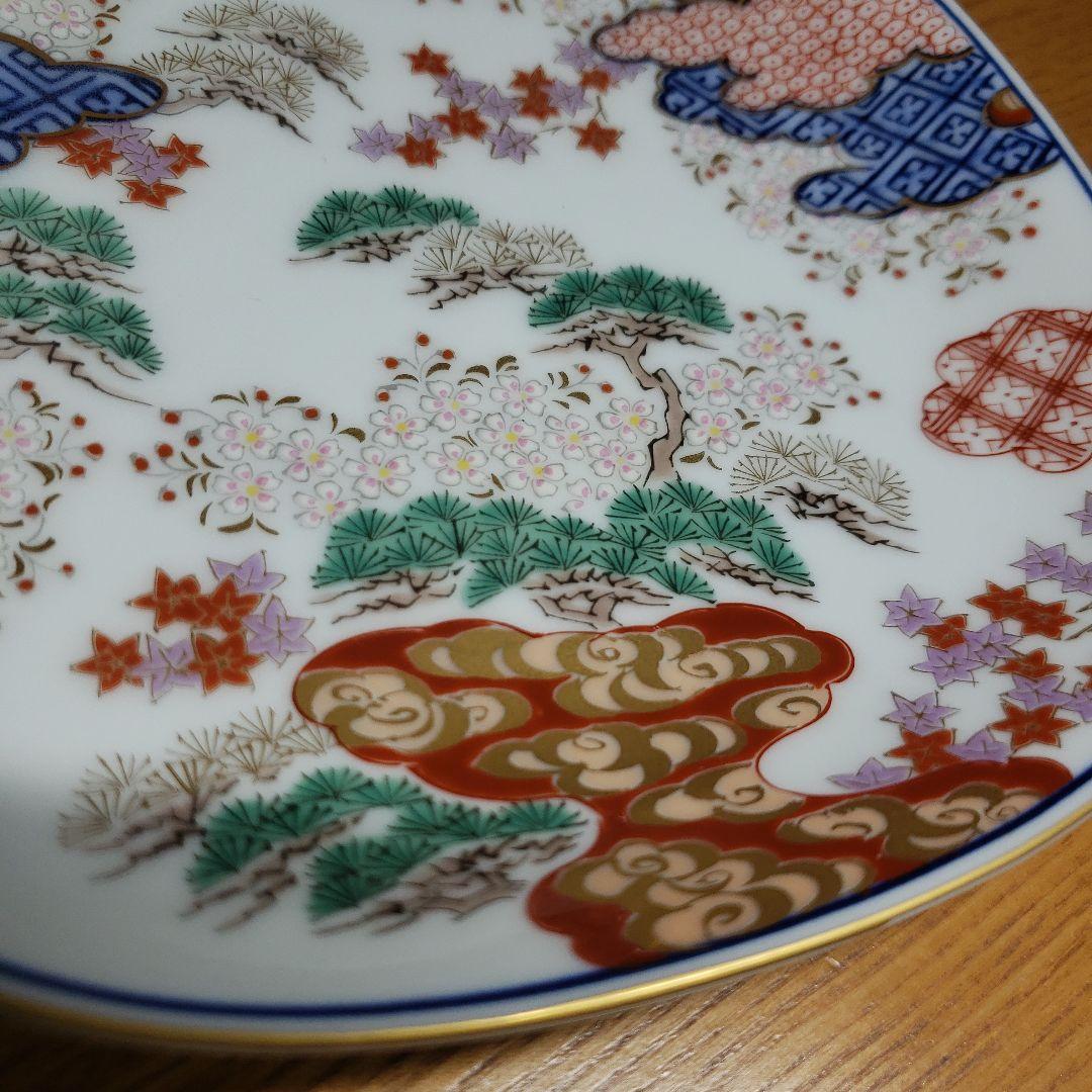 未使用　其泉　染錦春秋紋　銘々皿　取り皿揃え　5枚