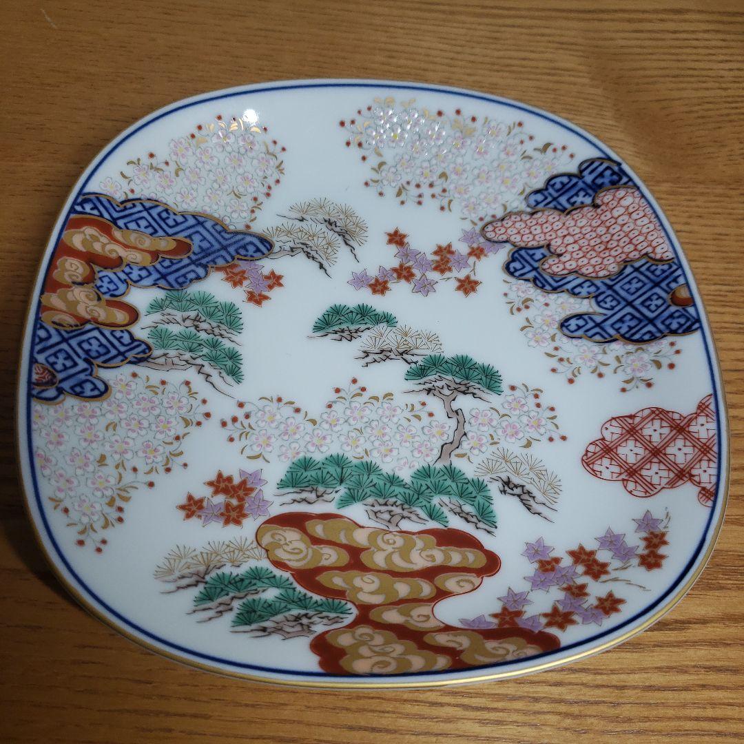 未使用　其泉　染錦春秋紋　銘々皿　取り皿揃え　5枚