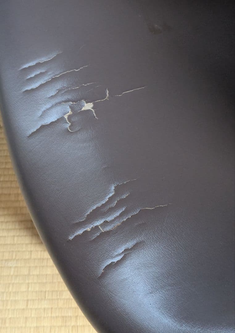 天童木工★剣持勇キャスター付きカブトチェアKABUTO chair ブラウン