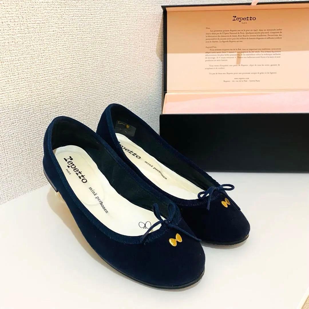 ミナペルホネン×レペット　サンドリオン 37/約23㎝　バレエ　フラットシューズ