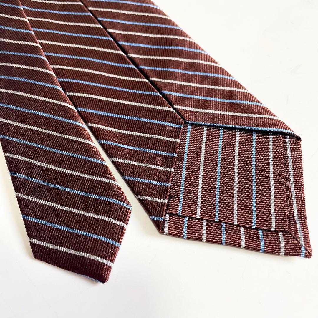 アンジェロフスコ セッテピエゲ ネクタイ シルク100 美品