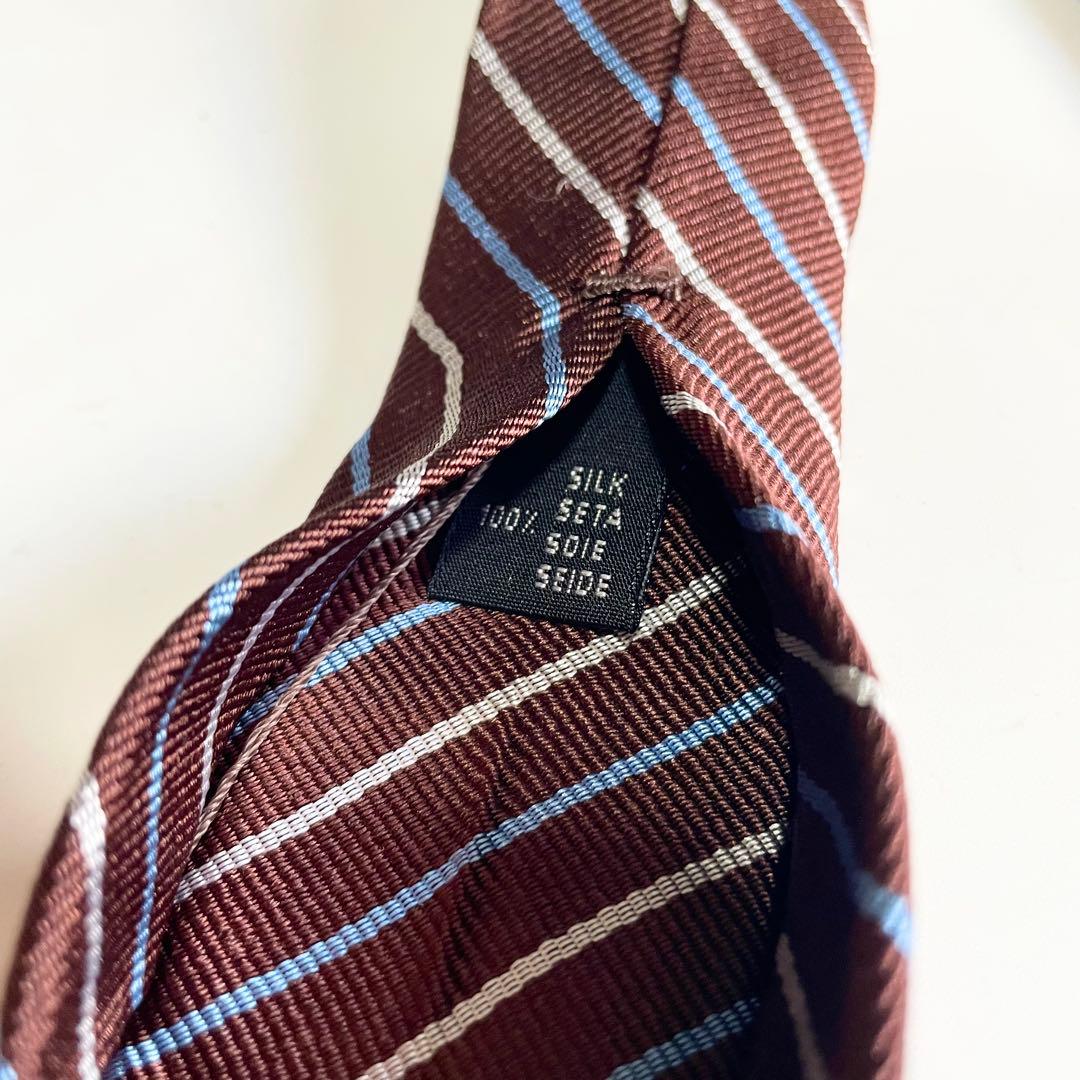 アンジェロフスコ セッテピエゲ ネクタイ シルク100 美品