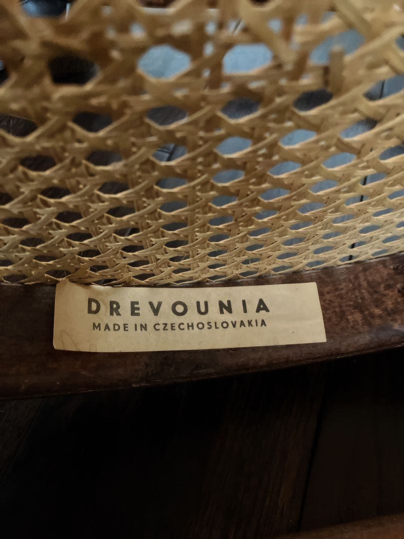 AIDEC ベントウッドチェア　ラタン　コルビジェ