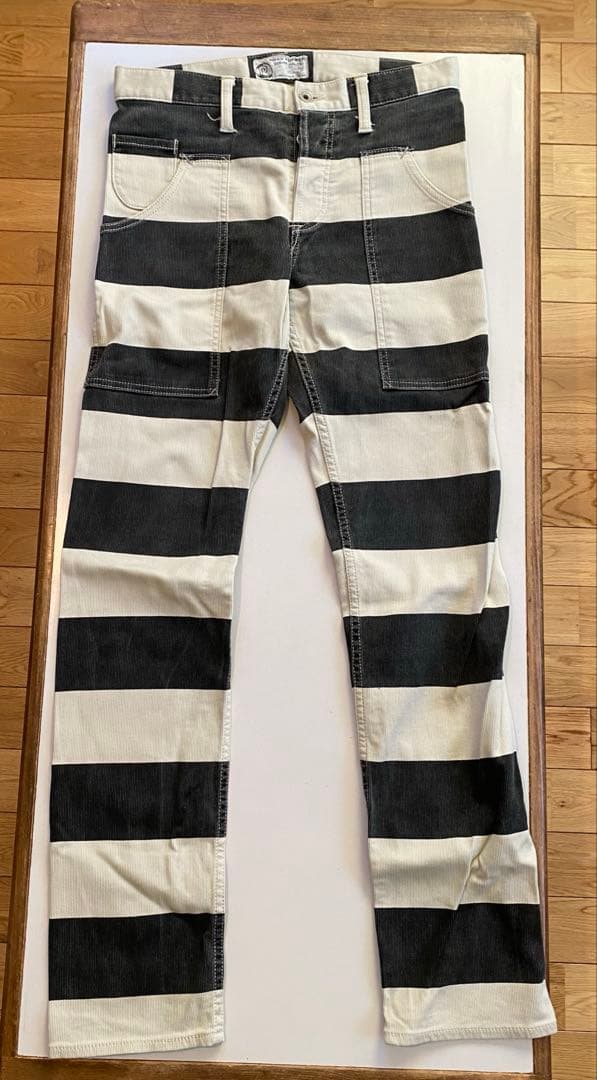 パンツ ROAD RUNNER Prisoner stretch slim pants