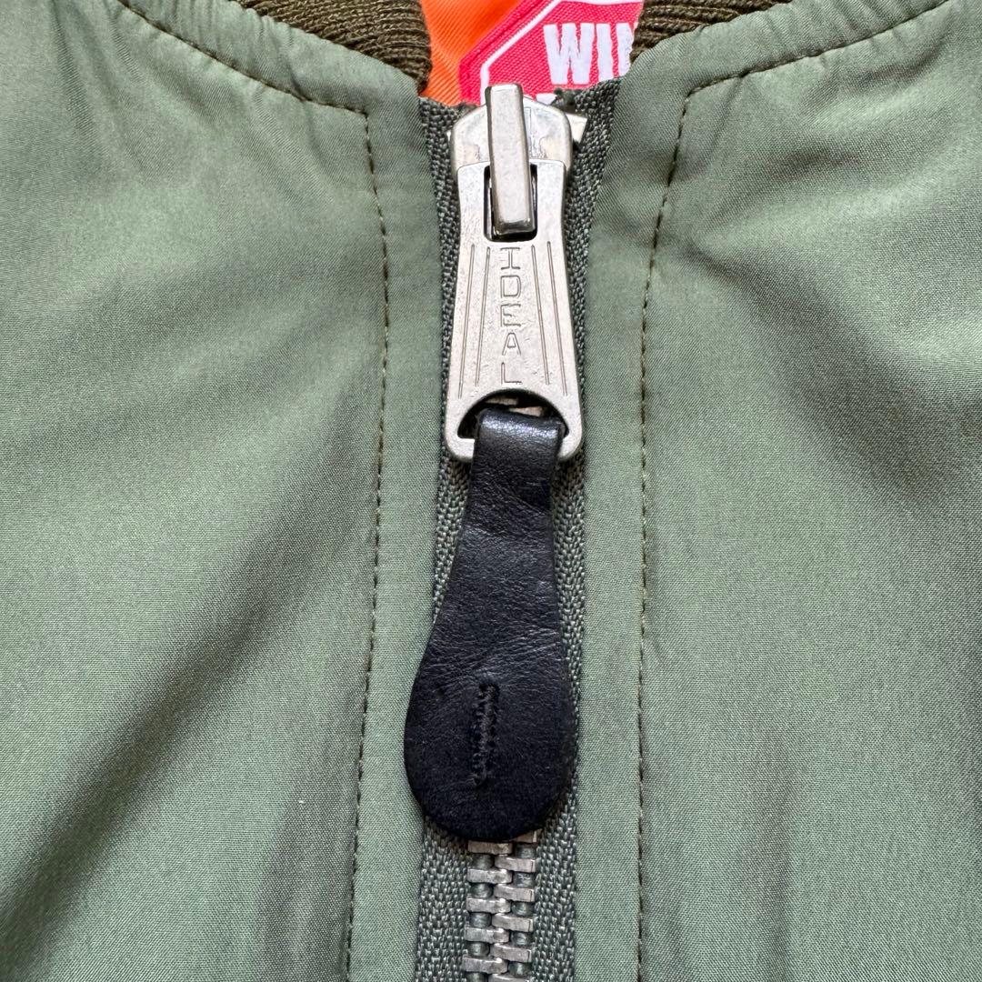 n35【STUSSY】MA-1 フライトジャケット ウィンドストッパー