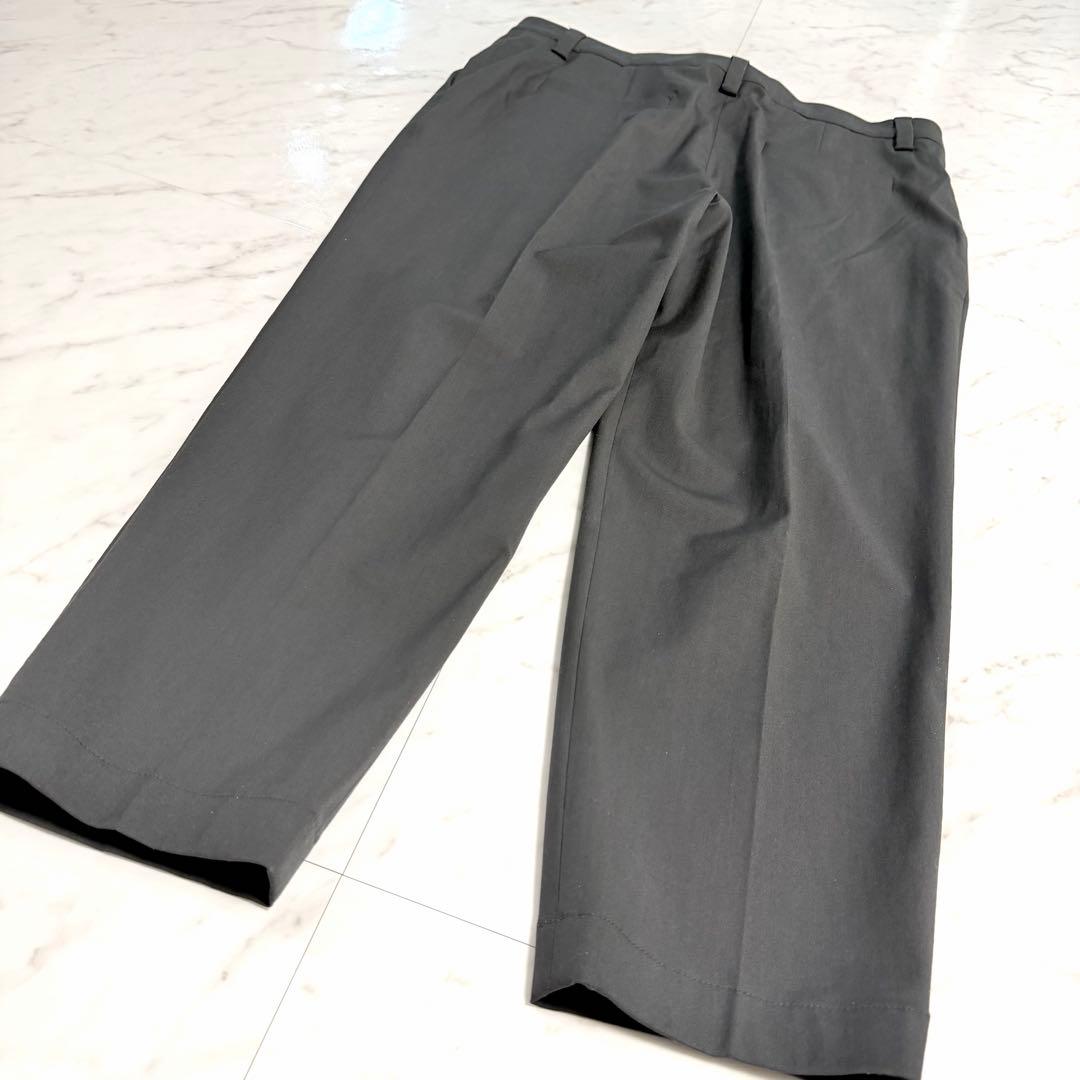 【美品】大きいサイズ ブルネロクチネリ XL スラックス パンツ 濃いグレー