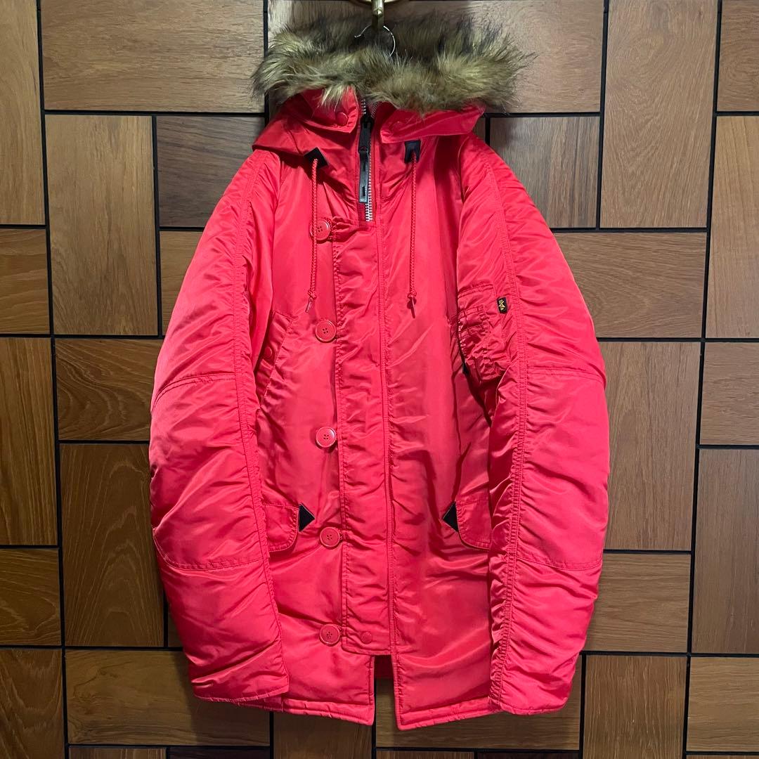 希少カラー ALPHA N3-B レッド サイズM