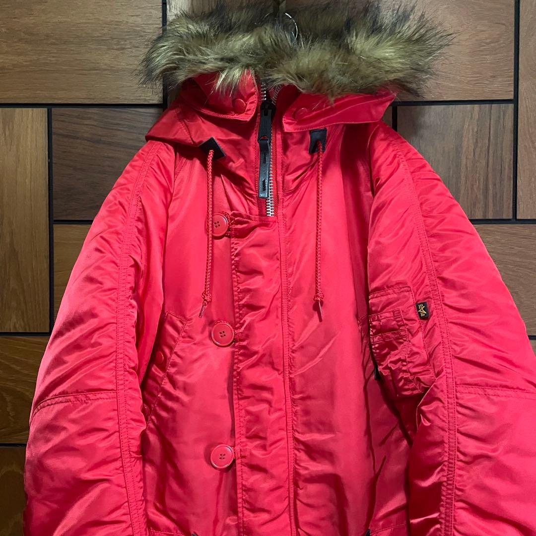 希少カラー ALPHA N3-B レッド サイズM