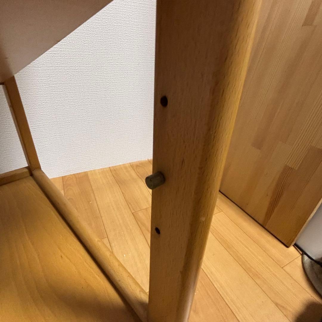 カリモク キッチンワゴン 拡張式 サイドテーブル