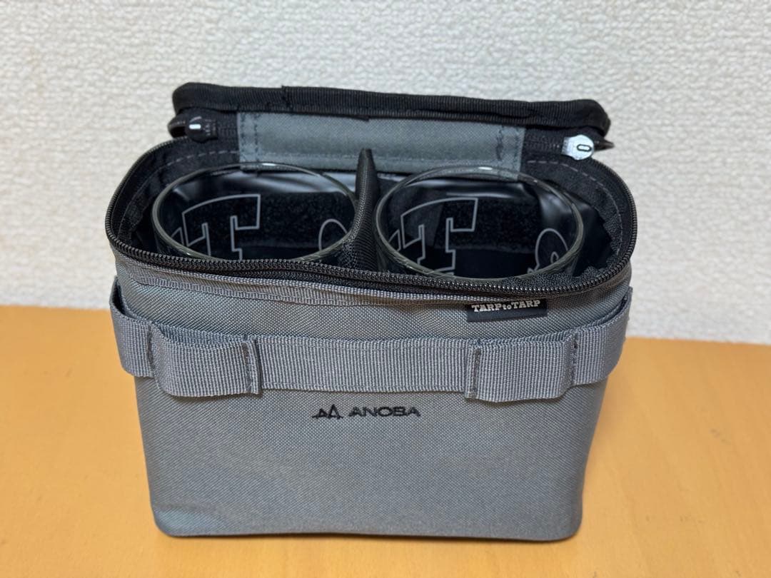 TARPGLASS ANOBAVER. 2つTARP GLASSコンテナ 2P