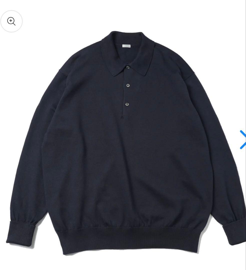 アプレッセ | Cotton Knit L/S Polo | 1