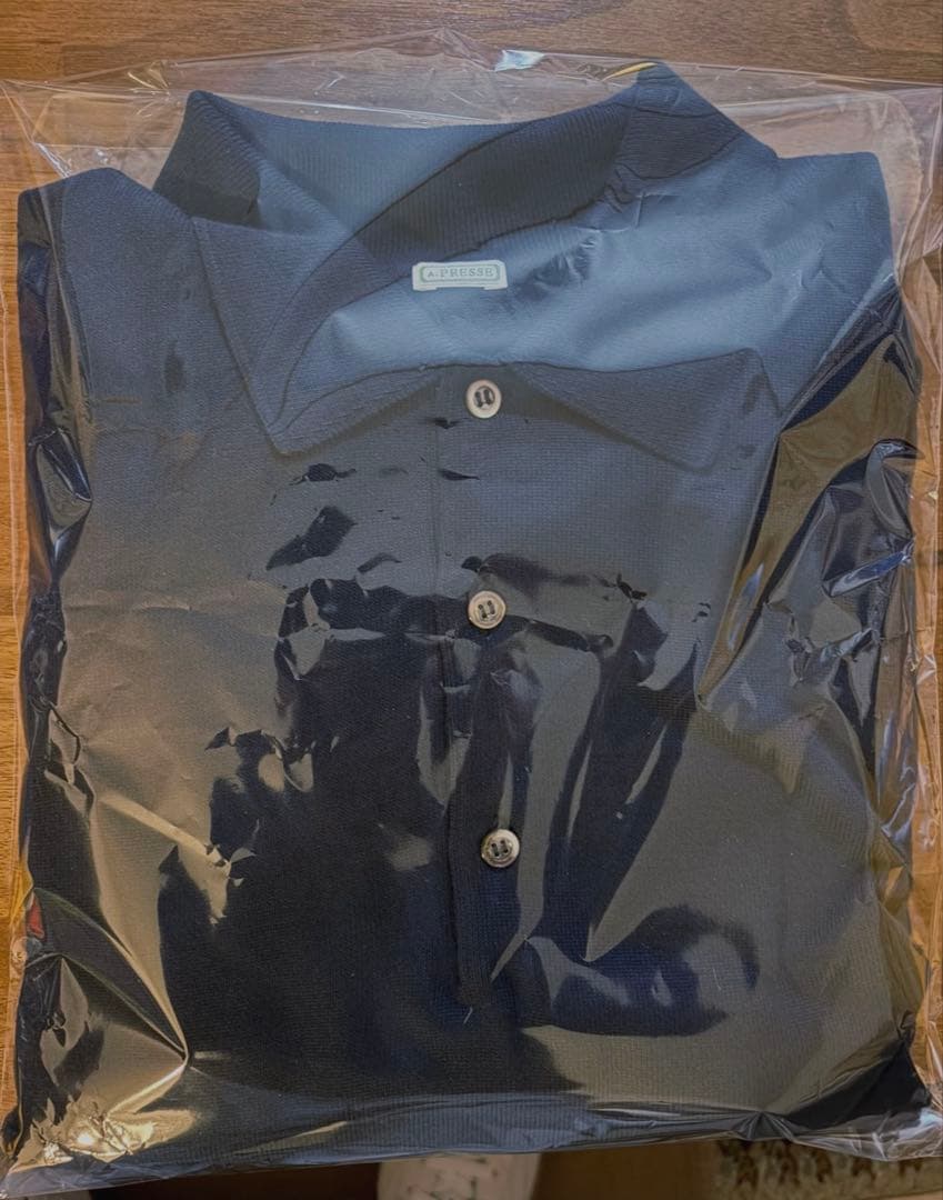 アプレッセ | Cotton Knit L/S Polo | 1