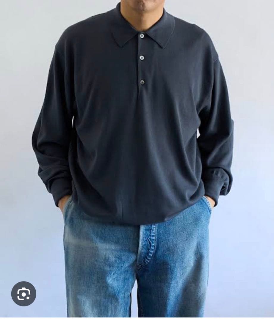 アプレッセ | Cotton Knit L/S Polo | 1