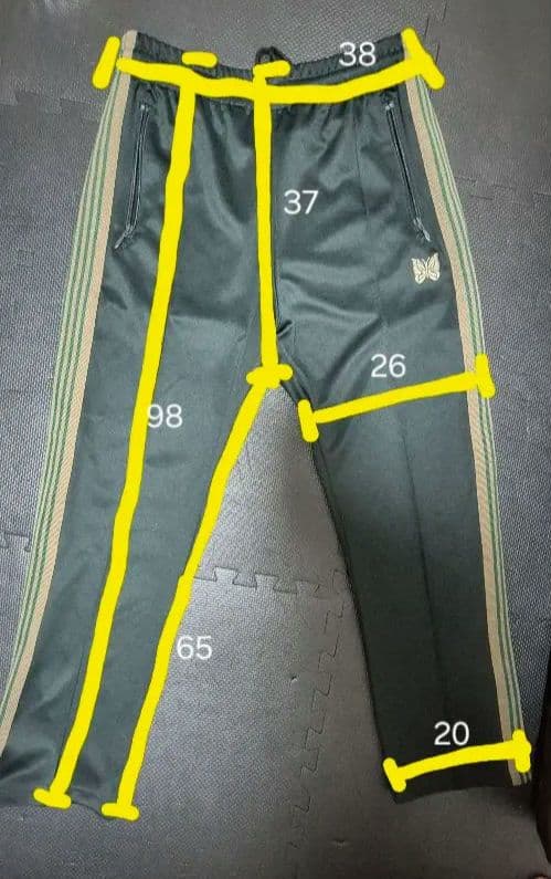 た*き様 Needles ダークグリーン スラックス Mサイズ