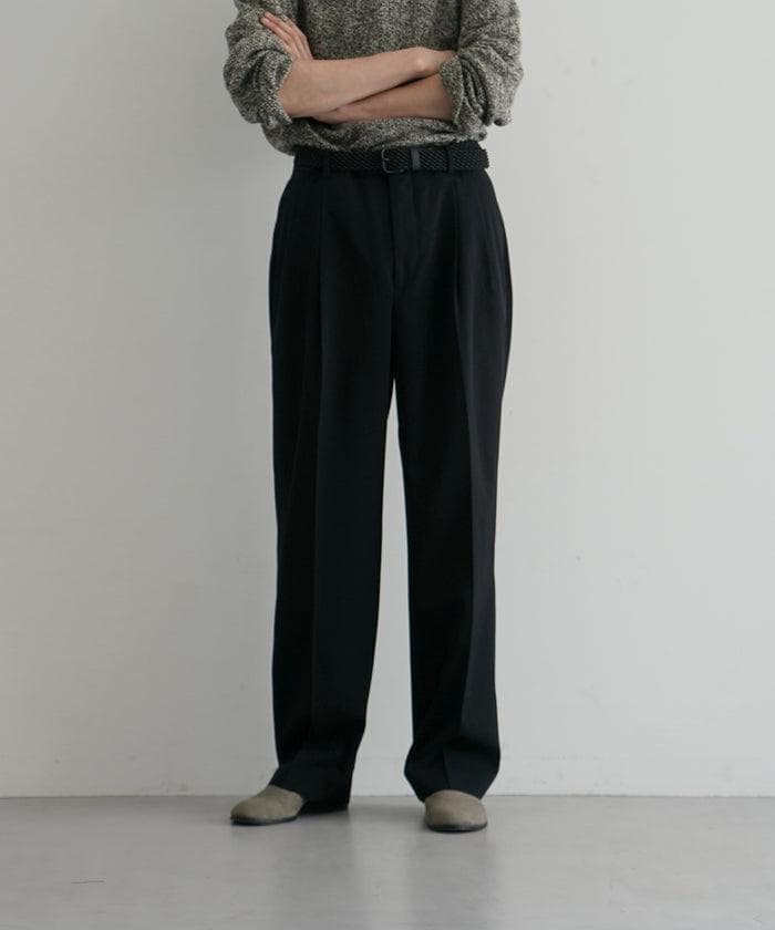 パンツ AURALEE LIGHT WOOL MAX TWO-TUCK SLACKS 3