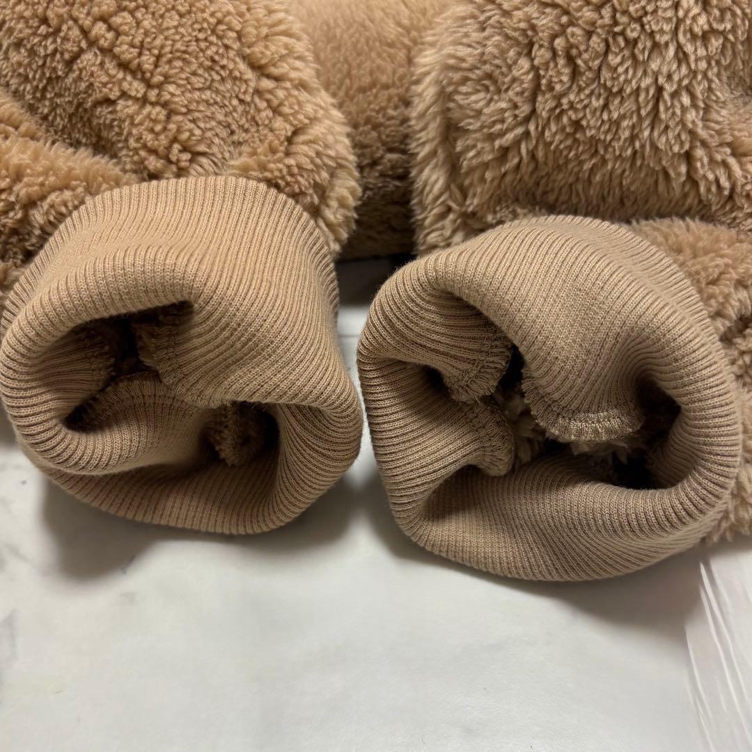 新品タグ付きUGG ボア モコモコ フード付き ワンピース キャメル 大きい L