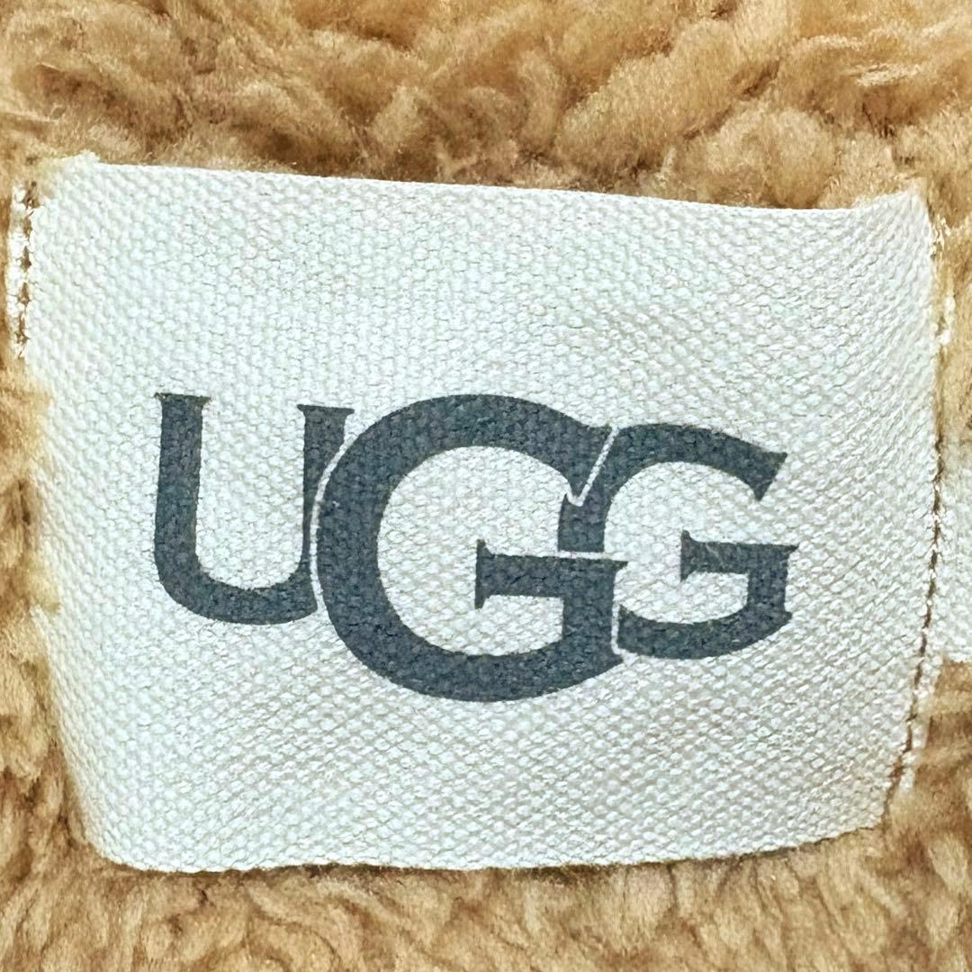 新品タグ付きUGG ボア モコモコ フード付き ワンピース キャメル 大きい L
