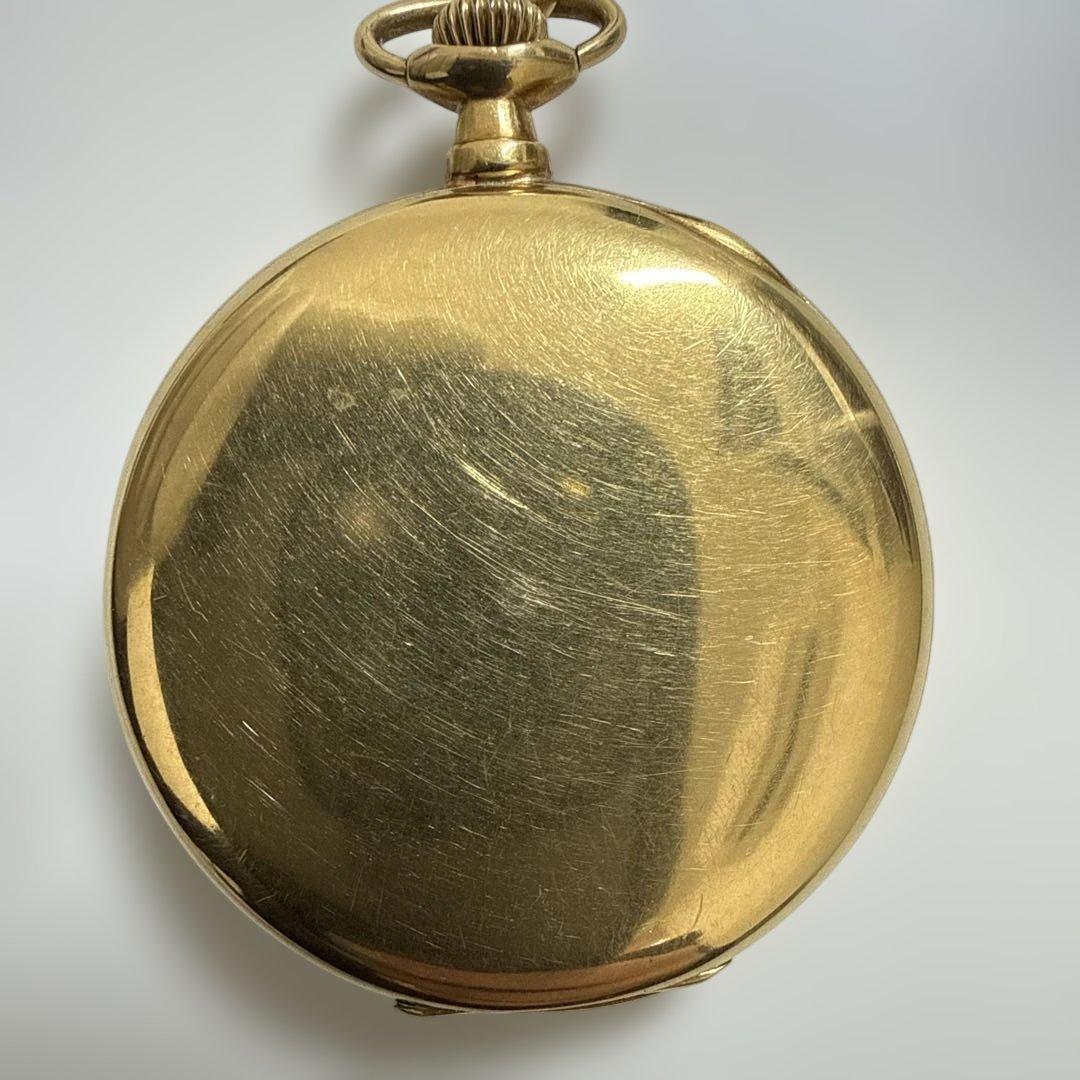 ゴールドトーン 懐中時計　ジャンク品