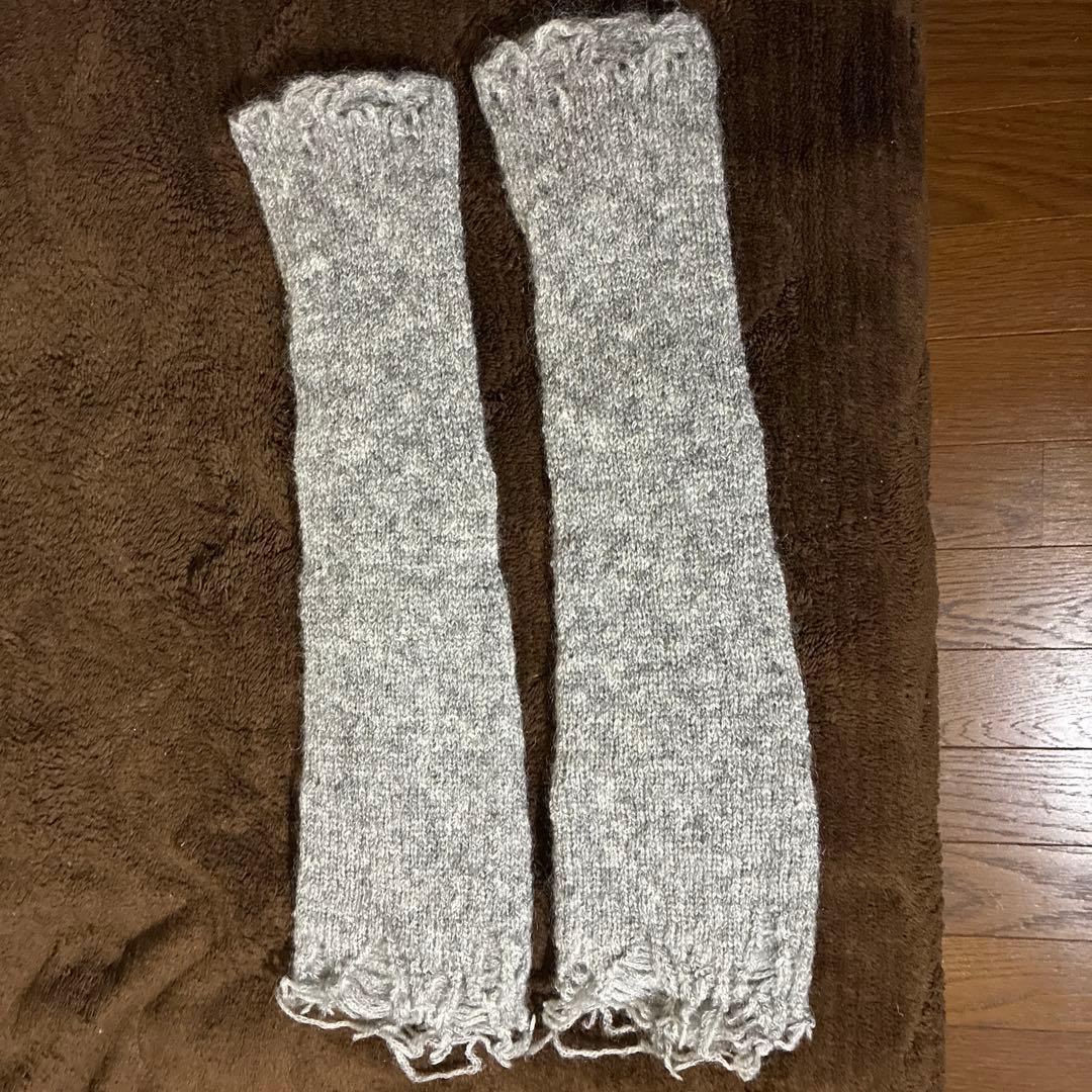 y*e様 ナンバーナインNUMBER (N)INE アームウォーマー　ウール　モ