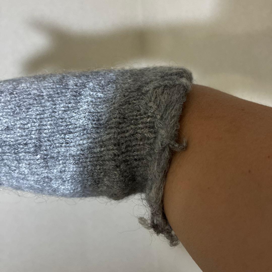 y*e様 ナンバーナインNUMBER (N)INE アームウォーマー　ウール　モ