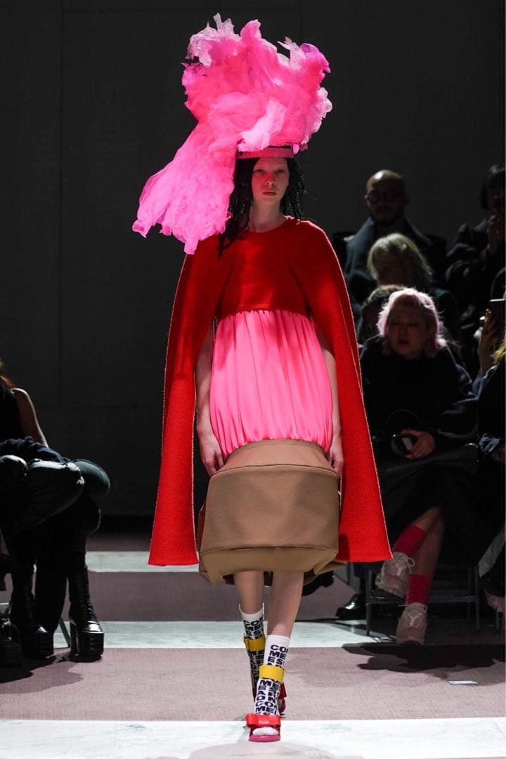 COMME des GARCONS AD2020 異素材切替ジャンパースカート