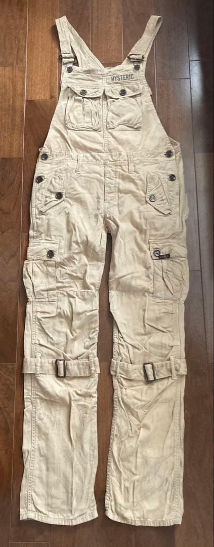 【美品】【希少】ヒステリックグラマー サロペット オーバーオール ベージュ