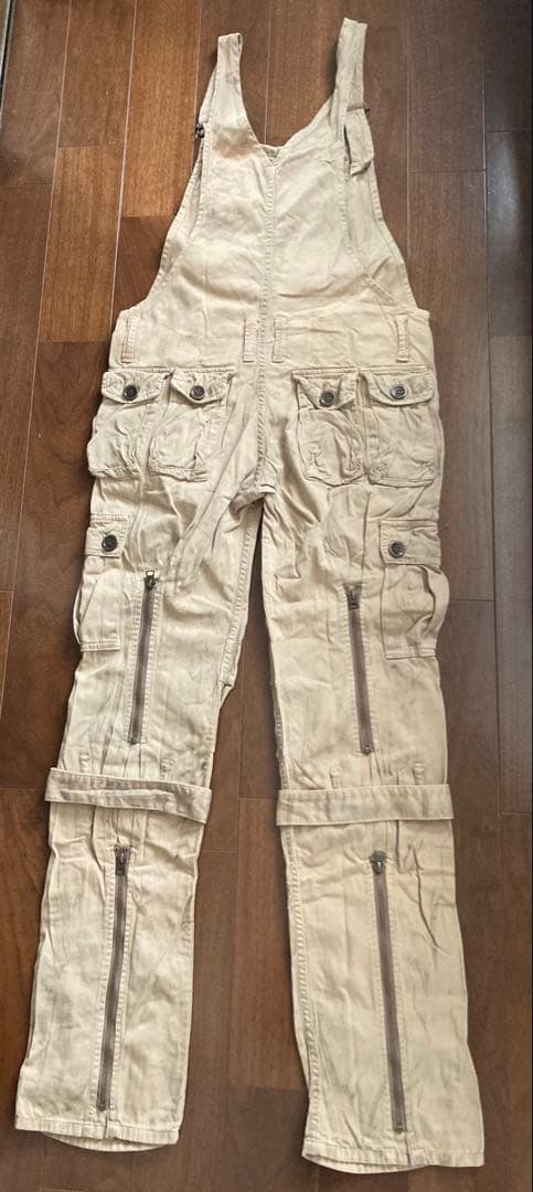 【美品】【希少】ヒステリックグラマー サロペット オーバーオール ベージュ