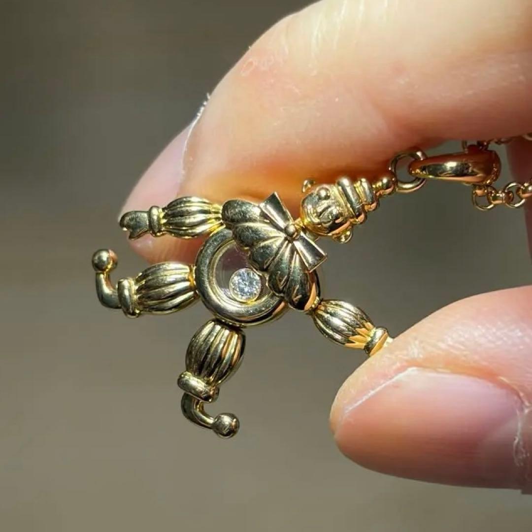 こ*う様 ショパール Chopard 750 ハッピーダイヤモンドネックレス ゴ