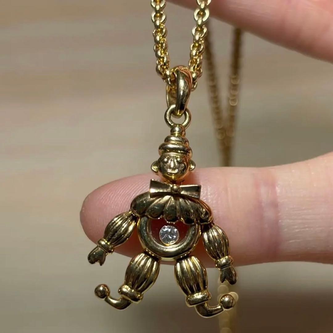 こ*う様 ショパール Chopard 750 ハッピーダイヤモンドネックレス ゴ