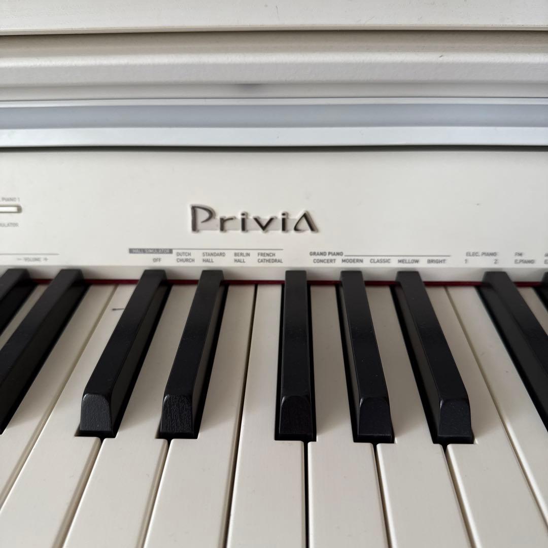 ナム、CASIO Privia ホワイト電子ピアノ