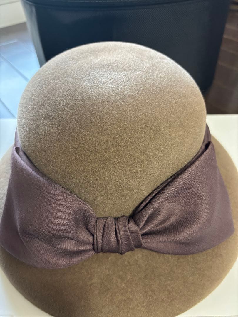 Maxim ウールフェルトのカサブランカハット