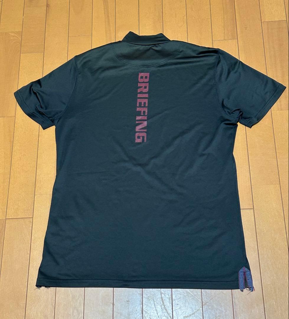ブリーフィングBRIEFING☆ツアー定番ハイネックTシャツ☆黒☆L☆