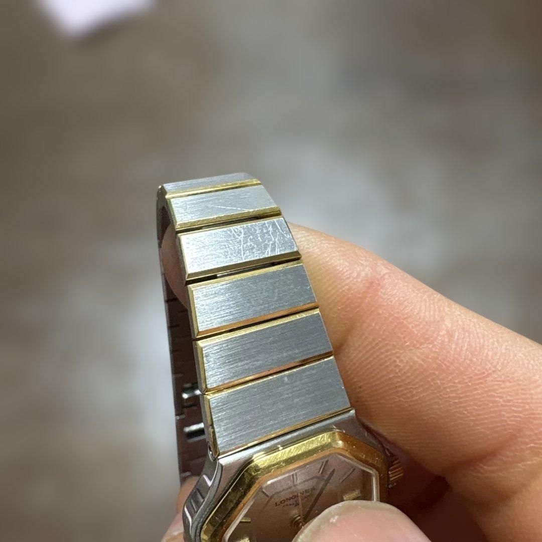 LONGINES 腕時計 シルバー/ゴールド オクタゴン