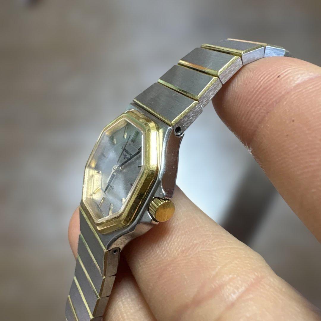 LONGINES 腕時計 シルバー/ゴールド オクタゴン