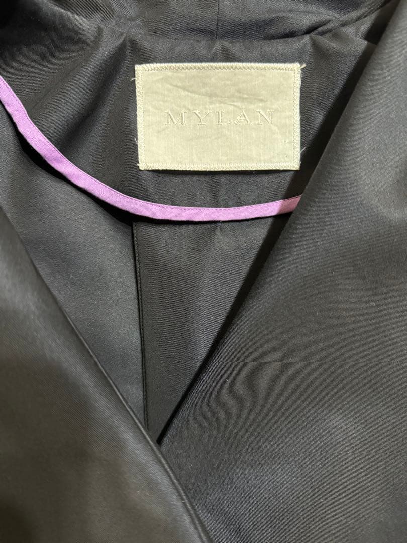 お値下げ中！MYLAN ベルスリーブトレンチコート　ミッドナイトブルー